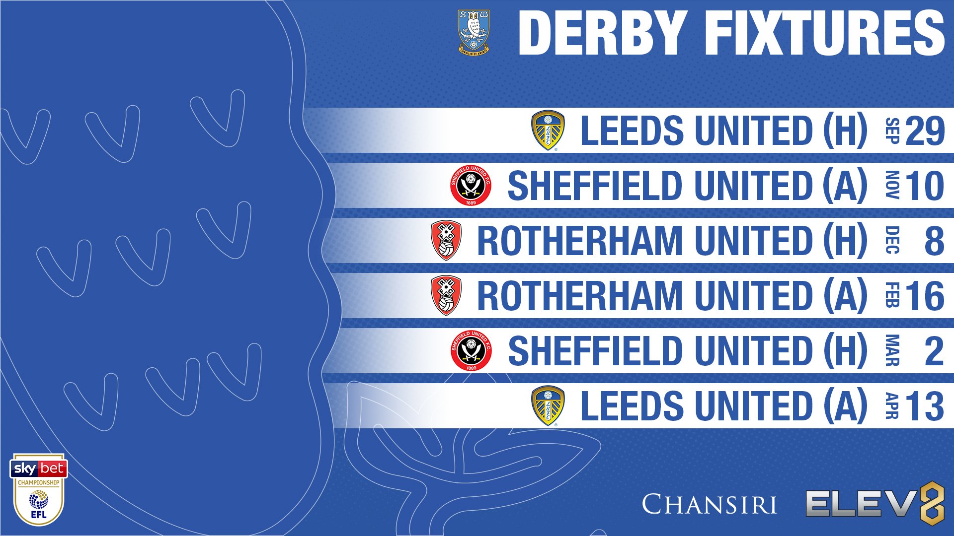 Sheffield Wednesday fixtures: Championship 2017-18 fixtures released -  Daily Star