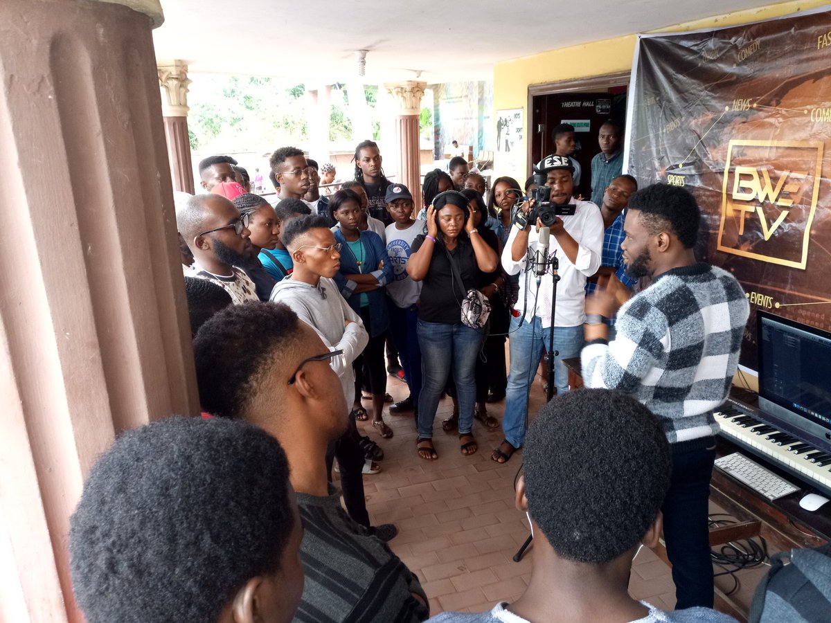 #MakeMusicLagos live in unilag street studio