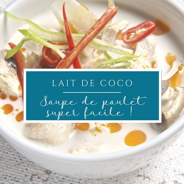 Recette facile ! Poulet Thaï au lait de coco! ift.tt/2tsAyYH