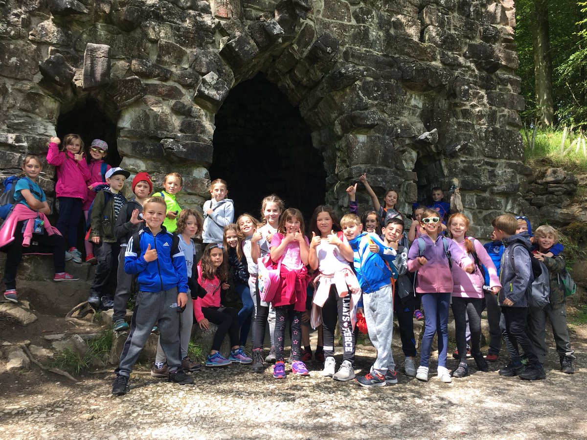 FrodshamCE's tweet photo. What an adventurous morning exploring the nature trail &amp; @IngleborougCave! 🦇 #Y4 #FCEIngleton https://t.co/95EvfKQwze
