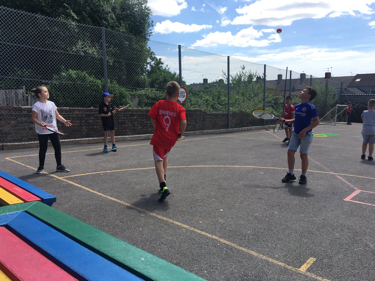 Year4StJos's tweet photo. Year 4 enjoying more #healthylivingweek activities. Diolch Mr Beckett https://t.co/h79FcZYV3j