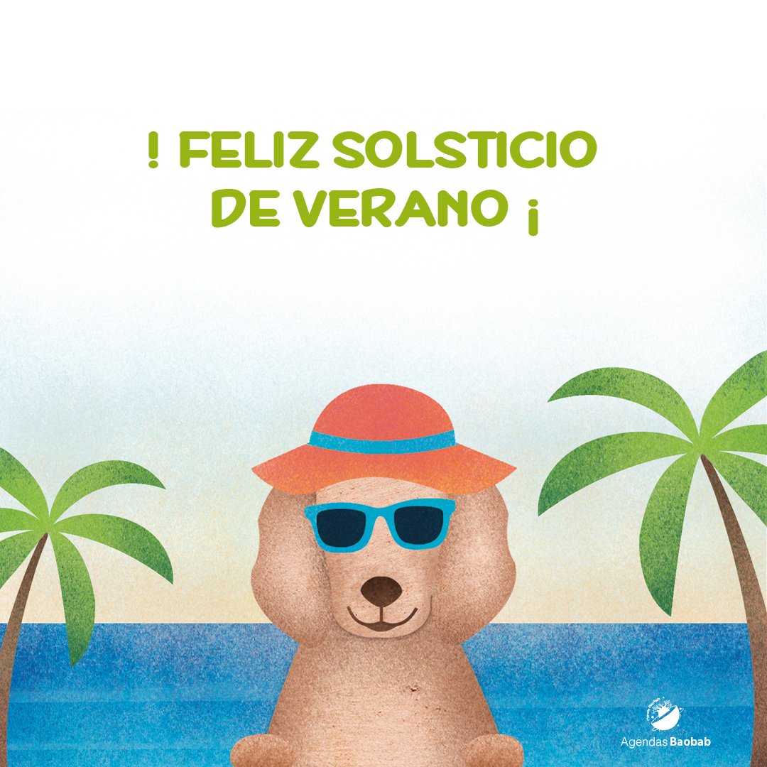 Siiiii, el verano ya está aquí !!! 🌞
 Agendas Baobab os desea a tod@s unas felices vacaciones!!! 💕💕
 agendadelcole.com