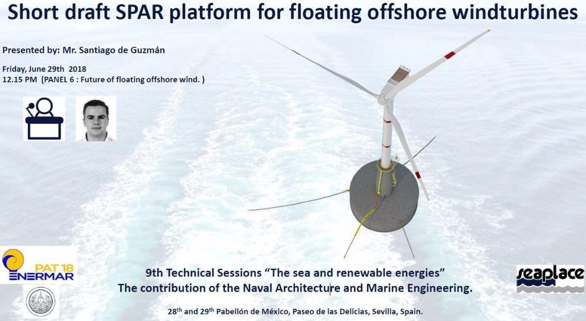 seaplace_es's tweet photo. La próxima semana estaremos en Sevilla presentando en las jornadas ��El mar y las energías renovable. La aportación de la Ingeniería Naval y Oceánica” organizadas por @enermar_aine @ingnaval #RenewableEnergy #offshorewind https://t.co/8AqlxFh3zU https://t.co/FAZ6ipg96l