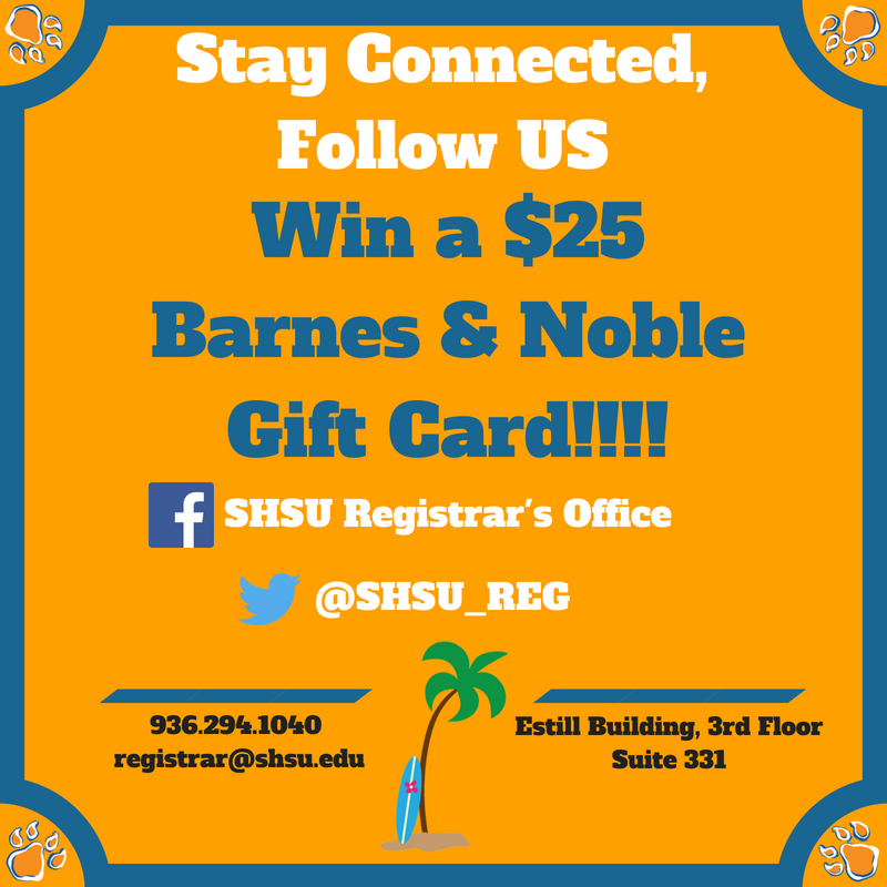 Shsu Registrar S Office On Twitter Welcome To Shsu And The First