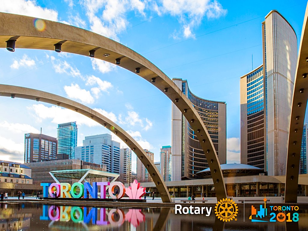 Se espera que unos 24 000 socios de más de 175 países asistan a la Convención de #Rotary ¡Es el evento más grande y multicultural que #Toronto ha organizado en cinco años! #Rotary18