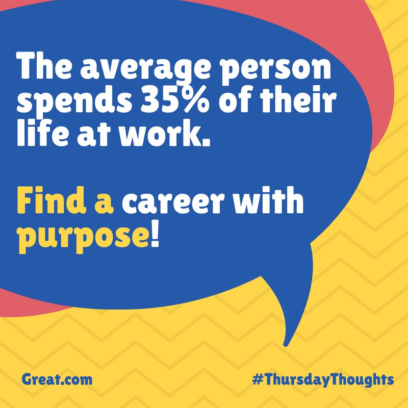 It's never too late to make a change!  #ThursdayThoughts #career #passion #purpose #work #great