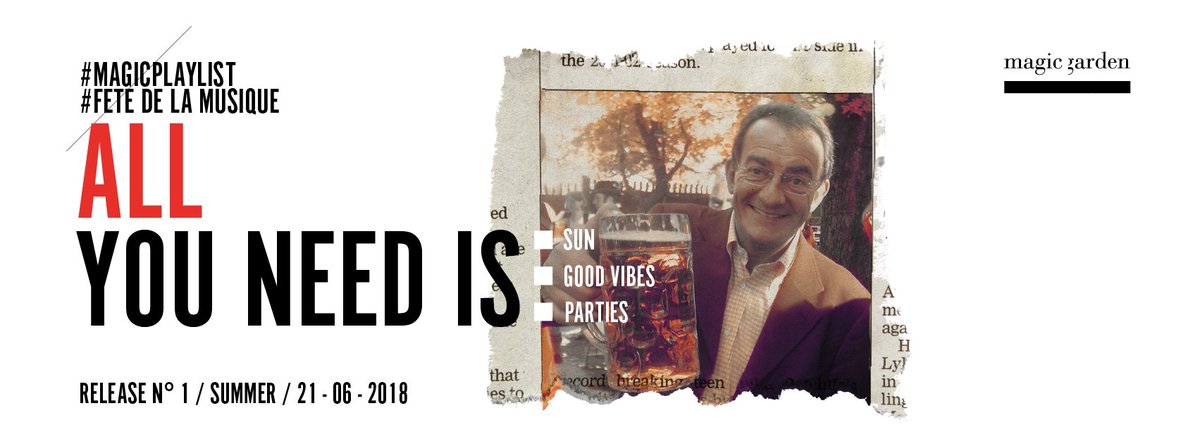💥💥💥 MAGIC PLAYLIST - release #1 💥💥💥
#FetedelaMusique2018 
Magic Garden fête la musique et te partage les morceaux qui tournent dans les bureaux des magiciens en ce jour 🇨🇵️
👉 urlz.fr/7gYb