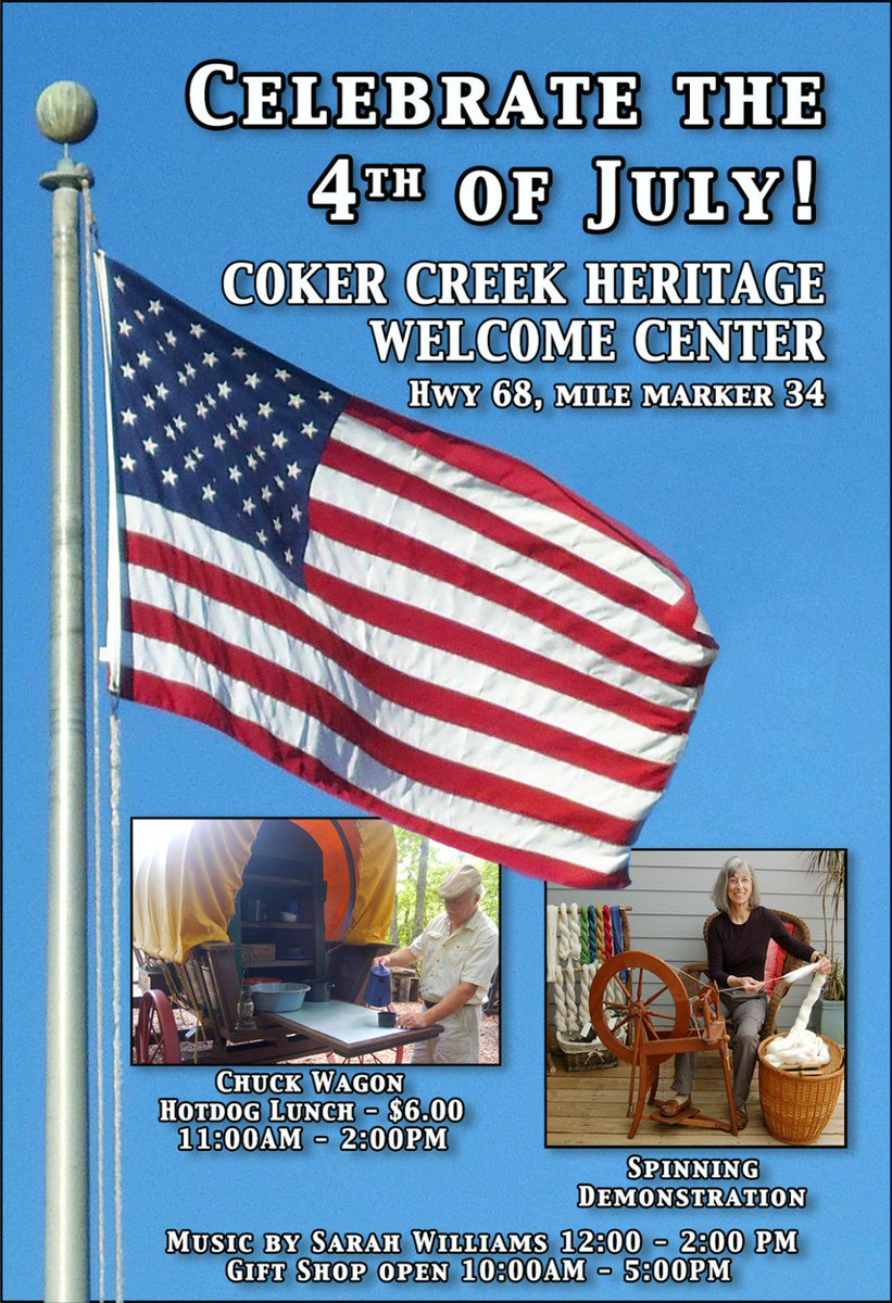 Celebrate July 4th in Coker Creek blog.tellico-plains.com/celebrate-july…