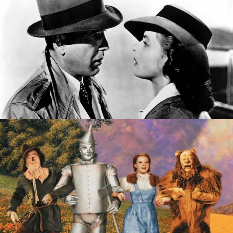 ¿Sin planes para este fin de semana? 🎬 Te proponemos disfrutar de dos grandes clásicos del #cine: "Casablanca" el viernes a las 22:00h y "El Mago de Oz" el sábado a las 22:00h. ¿Te apuntas? 😉