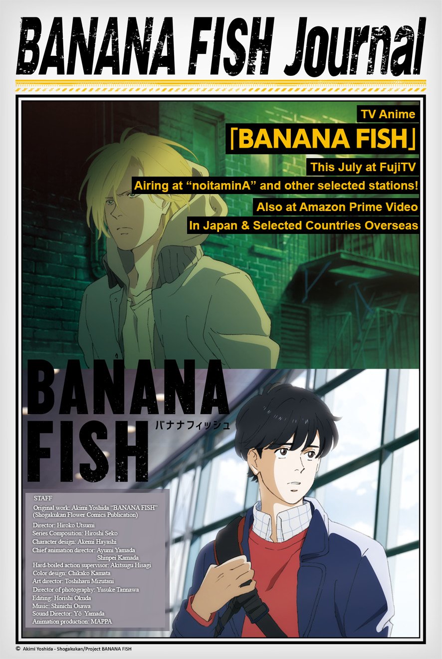The Banana Fish (supervising) anime director Ayumi Yamada added