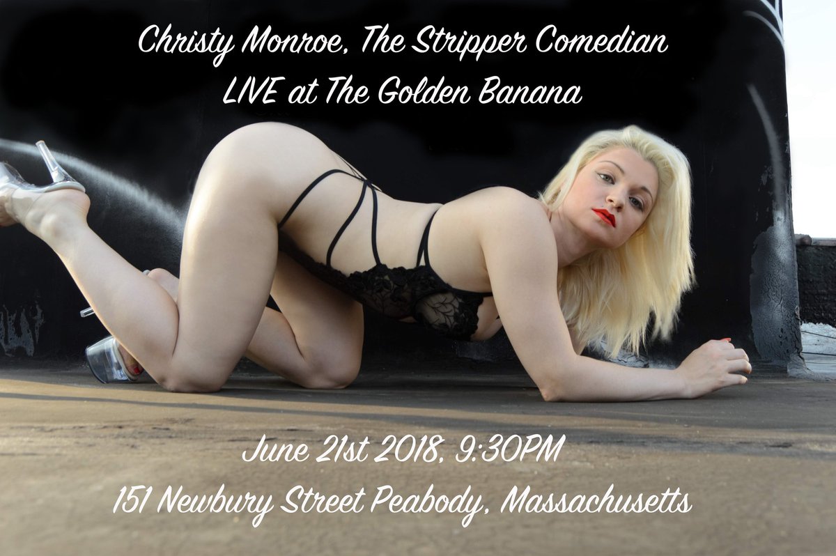 thongtherapist's tweet photo. #TONIGHT I'll be telling #jokes at The Golden Banana #stripclub in Peabody, #Massachusetts at 9:30.
#Comedy #strippercomedy #strippers #stripclubs #comedian https://t.co/Tjcrd0gkNj