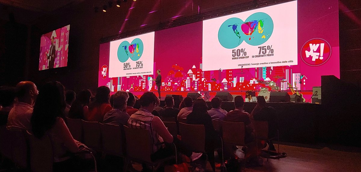 strEnza's tweet photo. Cultura, comunicazione e cooperazione: le 3 C per le città del futuro #wmf18 #augmentedcity https://t.co/D8GbN2h4eK