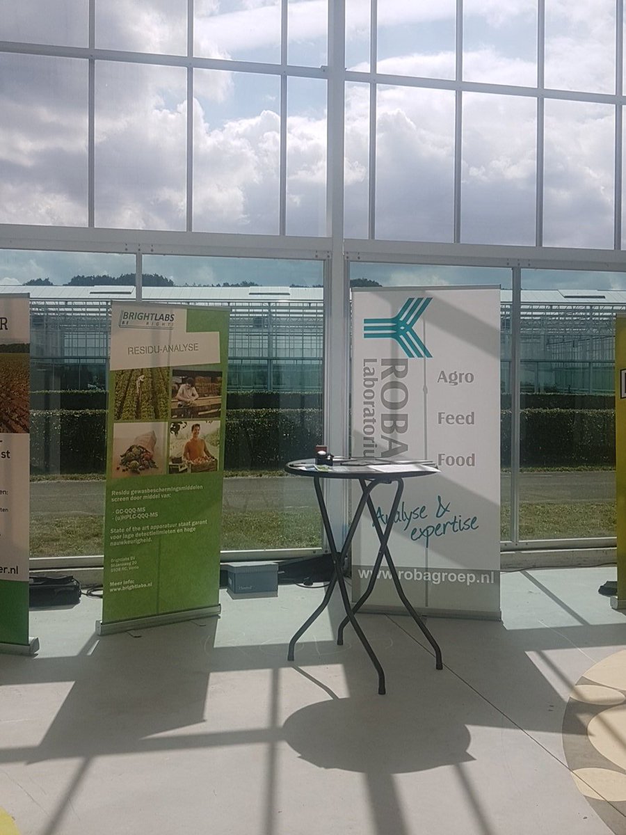 Met roba laboratorium en brightlabs zijn we bij de meet en green van cultus op het mooie greenport terrein in Venlo!