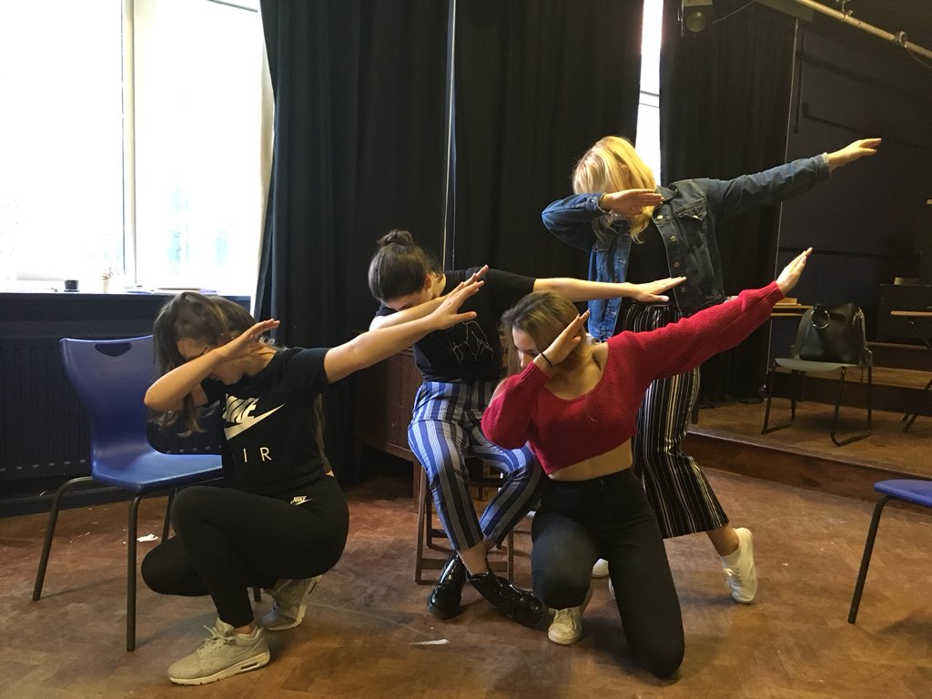 iamdabofficial's tweet photo. A few of the A2 drama students @WSFC_official joining D.A.B ❤️🖤 https://t.co/jiqgUQQtIZ