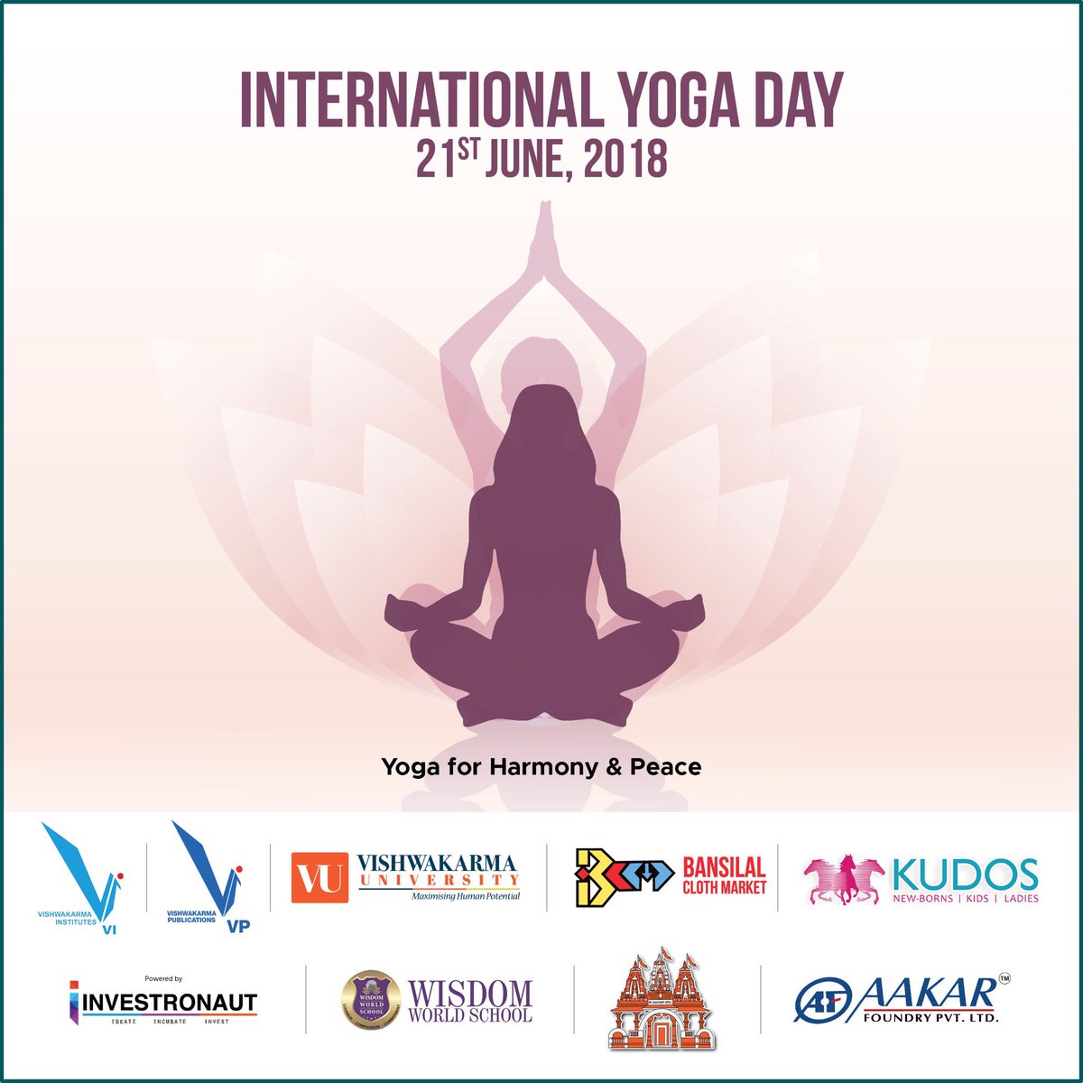 vpublications01's tweet photo. Yoga lets people discover the sense of oneness with yourself, the world and the nature. - @narendramodi 
 
Happy International Yoga day to everybody. #yoga #yogaday #yogaday2018 #4thyogaday #namo #narendramodi #modiji #initiative #harmony #HumFitTohIndiaFit #vishwakarmagroup https://t.co/y1seLwLPrZ
