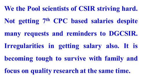 Request to see this matter <a href="/CSIR_IND/">CSIR, India</a> <a href="/dgcsirIndia/">DG, CSIR</a> <a href="/drharshvardhan/">Dr Harsh Vardhan</a> <a href="/PrakashJavdekar/">Prakash Javadekar</a> <a href="/PMOIndia/">PMO India</a> <a href="/narendramodi/">Narendra Modi</a>