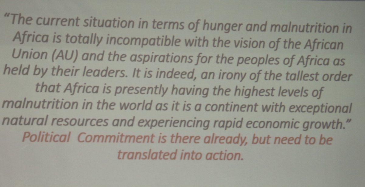 #Burundi @CostHunger @_AfricanUnion @Burundi2VP @BurundiGov 
#ATFFND A call for action as a political commitment is already there #Africa