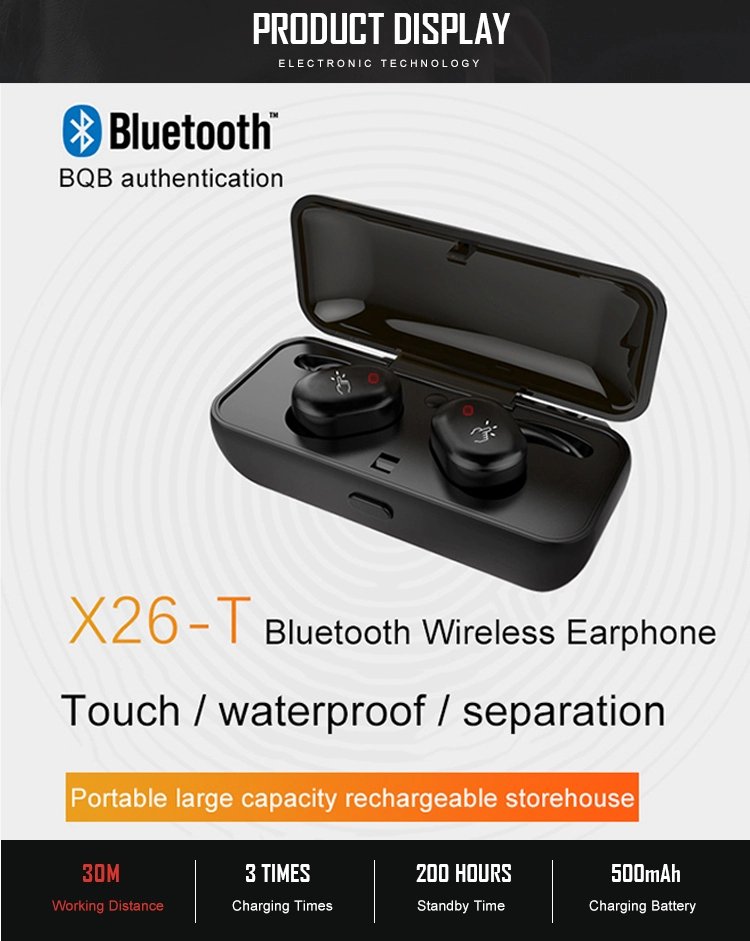TImexxs's tweet photo. IPX5 waterproof mini portable charging box touch switch TWS true wireless earphones With touch function . more easy for operation #bluetoothheadset #bluetoothheadphones #wirelessheadset #truewireless #headsetstereo #bluetoothearphone #reviews #youtube #exercise https://t.co/KiGo7YNv3V