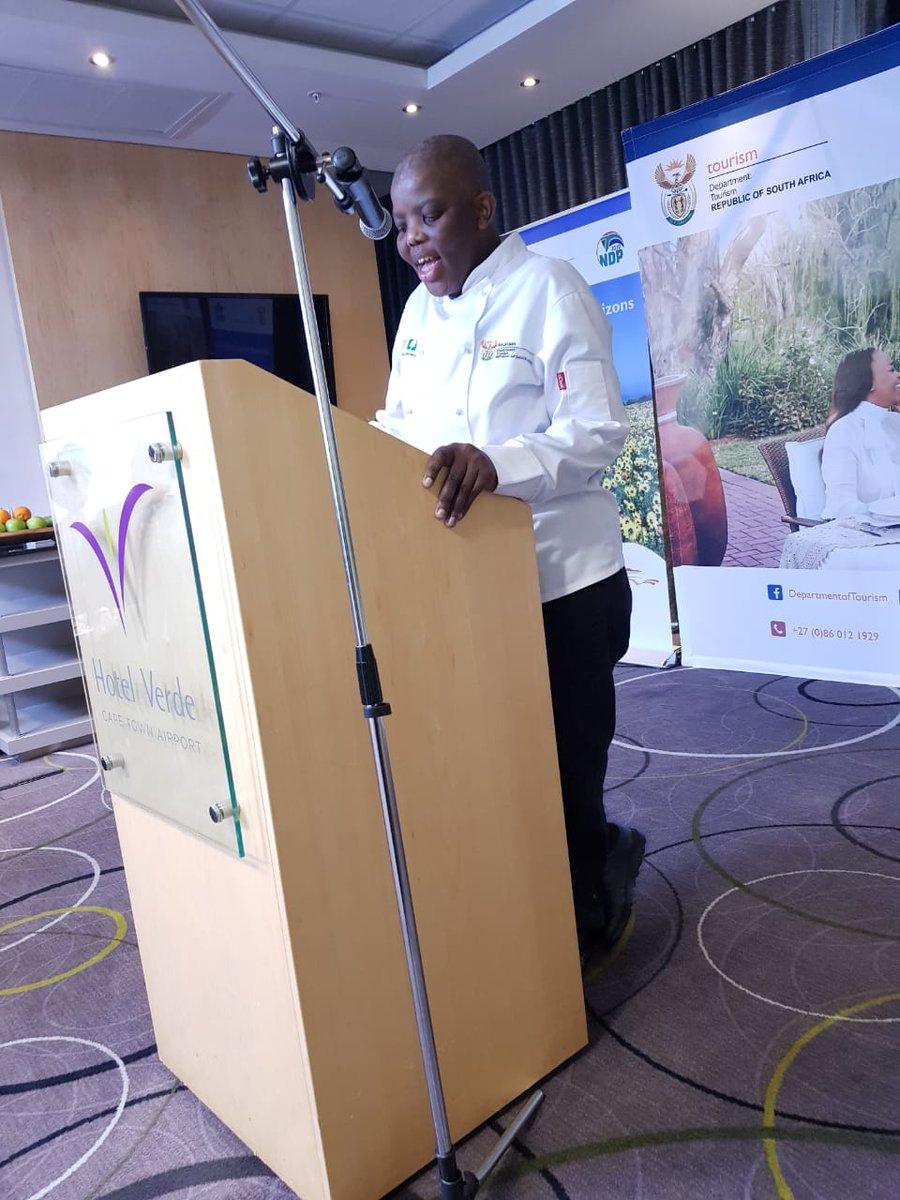 Tourism_gov_za's tweet photo. Learner representatives sharing their journey during their Food Safety Assurer Programme studies #FoodSafetyGraduation #YouthMonth18 https://t.co/EP1vdapDRO