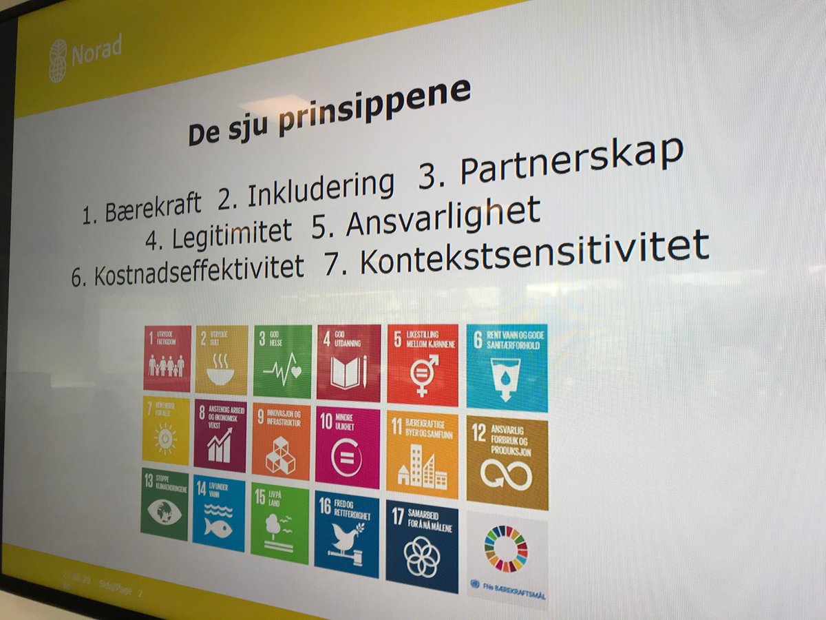 noradno's tweet photo. 3 utfordringer til Norad og nye prinsipper for #siviltsamfunn fra @noraingdal i @ReddBarna: 1)Partnerskap; større samarbeid &amp; risikodeling i Norge med Norad 2)Kostnadseffektivitet, må måles på hvem vi når 3)Inkludering; må ha bedre rapportinger på dette feltet. #NorwAid https://t.co/7y8ipPnjiJ