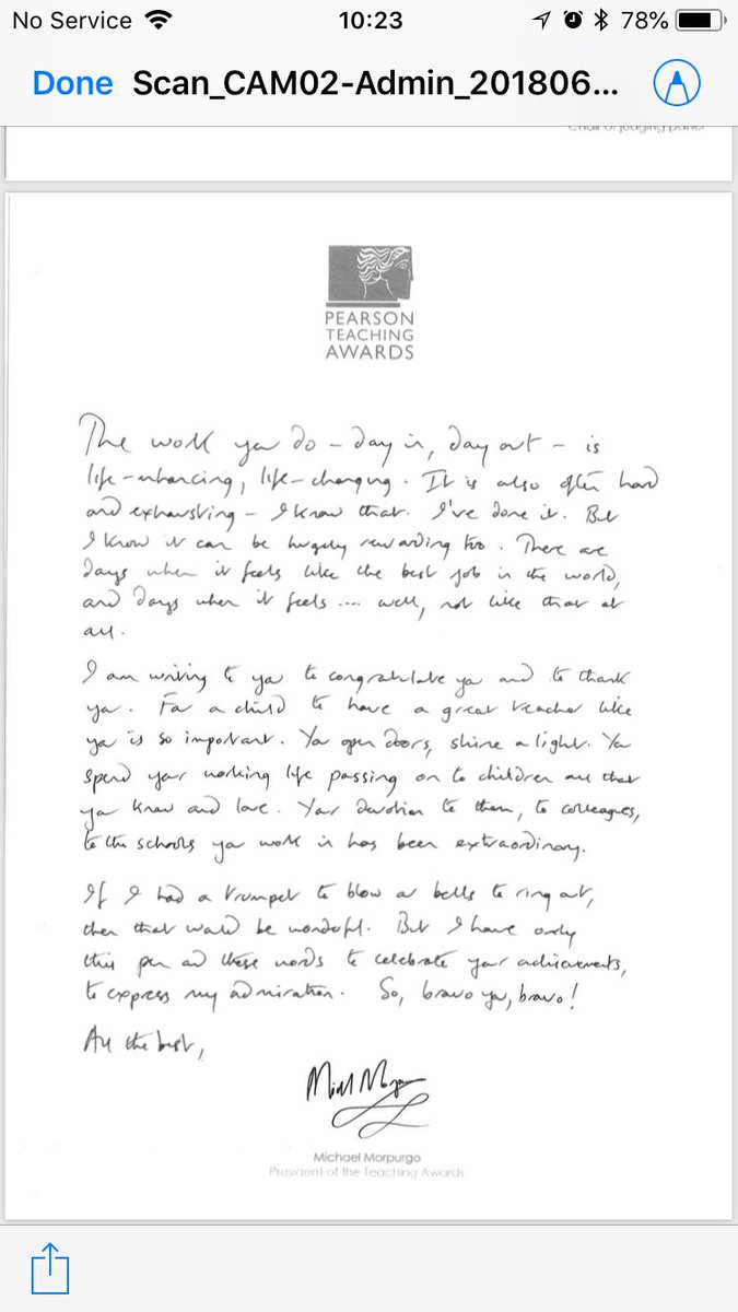 tbap_unity's tweet photo. What a lovely surprise in the post today after our Key Stage Three learners wrote to Michael Morpurgo ....with their amazing teacher Ms Heseldine ... https://t.co/qnf8t5gZMs