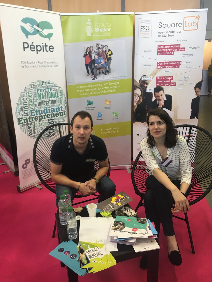 CoCoShakerIncub's tweet photo. Nous sommes aujourd’hui au salon @ccipuydedome avec plein d’acteurs de l’accompagnement https://t.co/HzGbH3ESNP