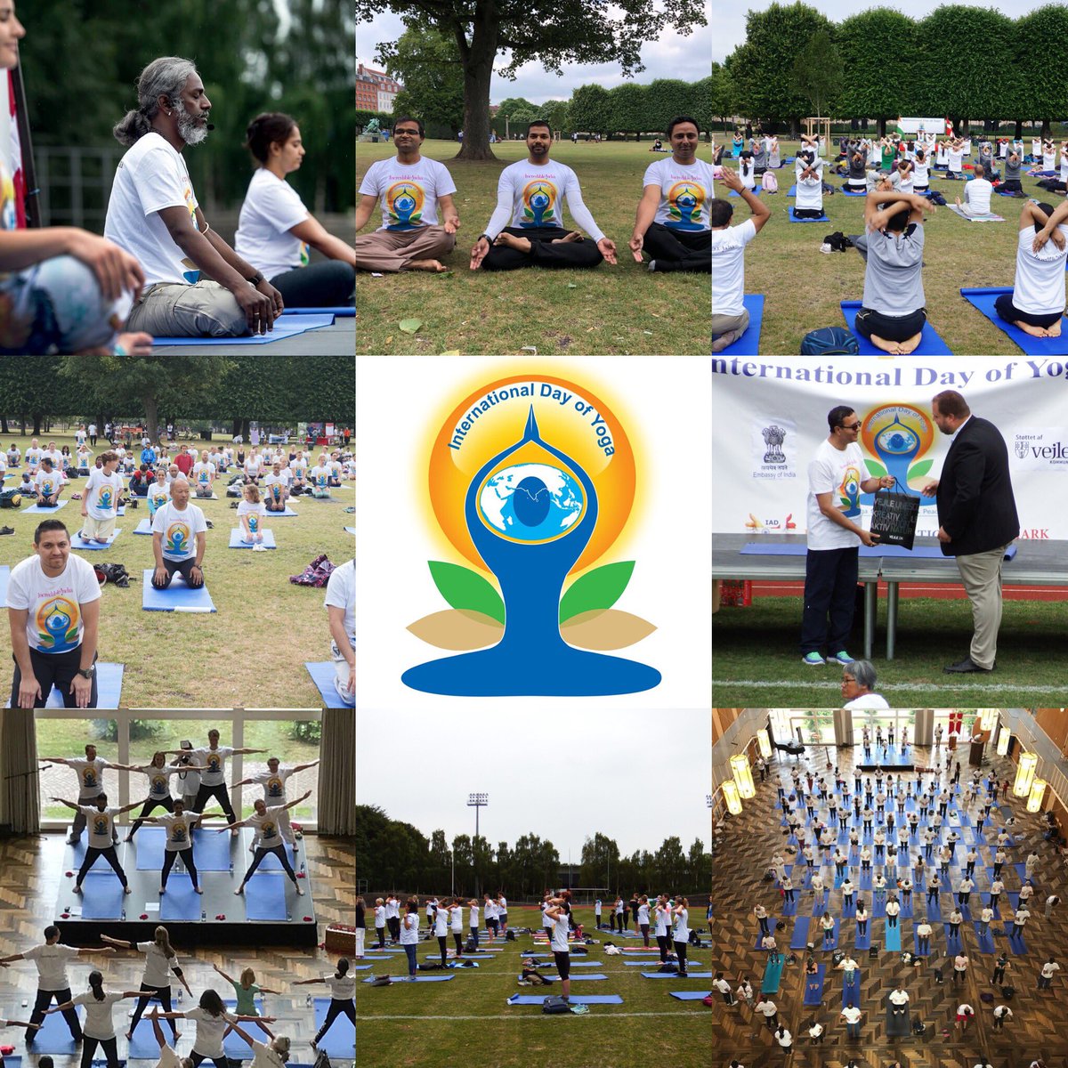 Happy International Day of Yoga! Moments from Embassy of India in Denmark’s celebrations all over the country. 

#idy2018 #internationalyogaday2018 #yoga #zindagirahekhush #vejle #aarhus #copenhagen #kongenshave #wellness @moayush