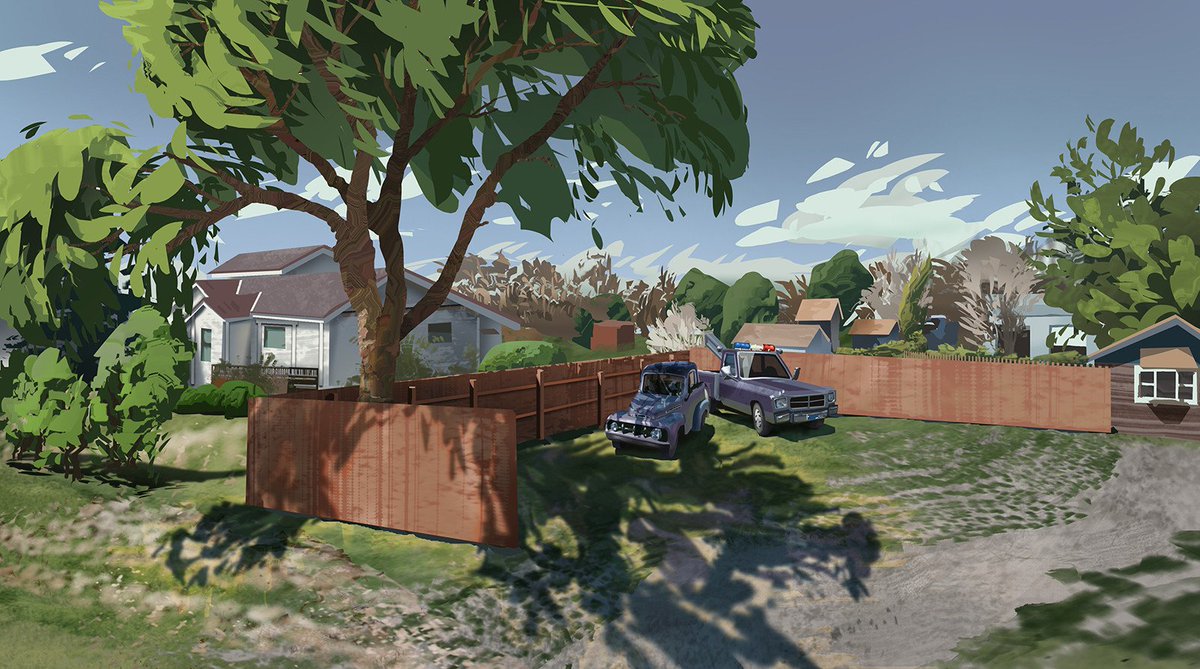 sylvainsarrailh's tweet image. The pretty and curious stylized landscapes of Nevena Nikolcheva ( @nennnnnn ) :behance.net/NENNN