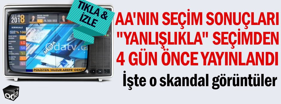 odatv's tweet photo. Anadolu Ajansı'nın seçim sonuçları "yanlışlıkla" seçimden 4 gün önce yayınlandı... İşte o skandal görüntü...  https://t.co/WJ0MZyQukA https://t.co/V5zslT7IWm