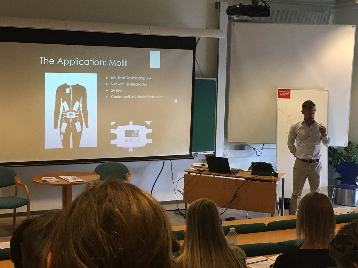 LykkeRicard's tweet image. Robotics suits w. electricity impuls for spasticity management - huge potential and first clinical data from Denmark on the way #mollii #welfaretech