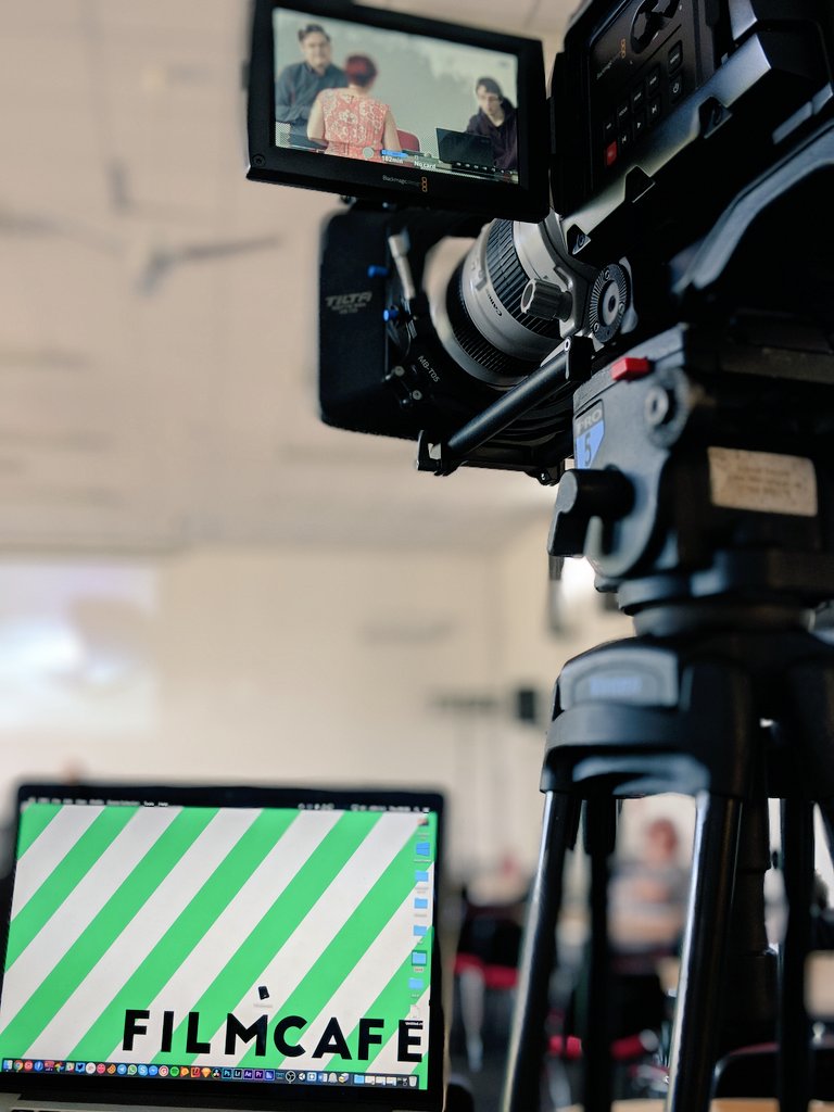 filmcafe's tweet photo. Streaming #LIVE with the wonderful BILD in #crawley @TCC_Crawley @jimgblair @NHSEngland for #KSSCOP18 https://t.co/rxE1eqEqLX