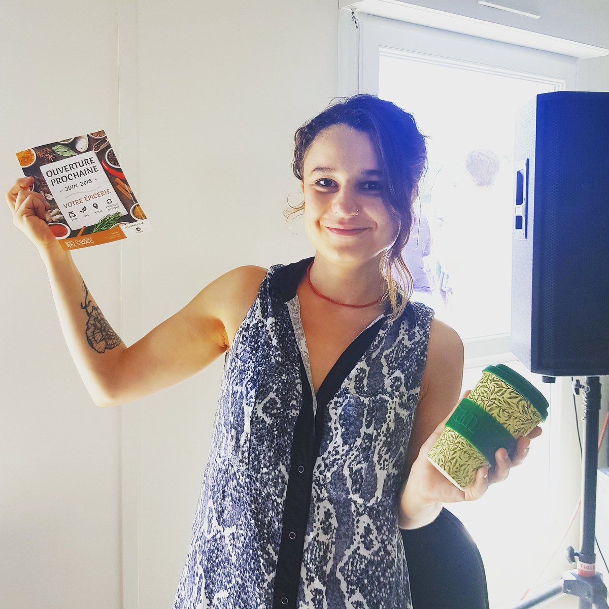 En direct du <a href="/CGT_CEAGrenoble/">CGT CEA Grenoble</a> ou nous présentons notre epicerie vrac et bio et notre partenariat exclusif avec le centre de recherche pour livrer tous les jeudis sur place. #vrac #zerodechet #cea