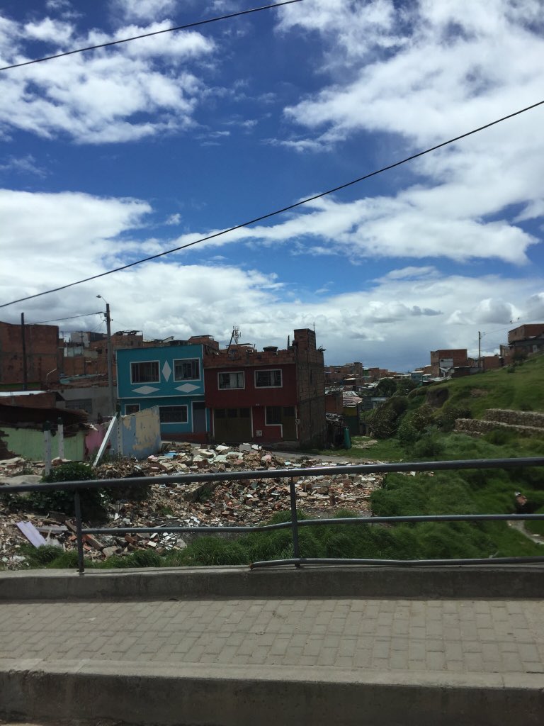 pspaulaxon's tweet photo. What a day 4 in Bogota with @GGo4G @PositiveSteps @mcys_mmu visiting art, sport and family projects in the northern mountain barrios helping young women stay out of gangs #idefineme https://t.co/c9P695Rnhw