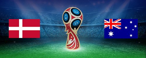 RealDiceKings's tweet photo. Place your bets on today's #WorldCup games! Starting off with #Denmark vs #Australia. Who will come out on top? #DiceKings https://t.co/8i6S8IZKEy https://t.co/6sBO7OKvL4