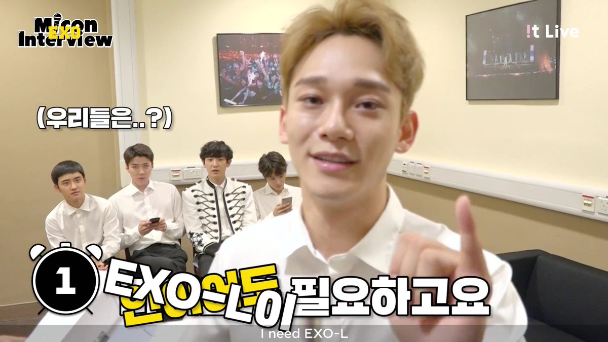 Eli2188's tweet photo. EXOL better watchout EXO is jealous right now.
Jongdae is such a flirt!
I love him!
@weareoneEXO #MiconInterview https://t.co/mnsOo6upKh