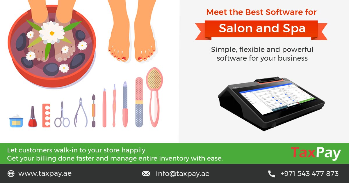 Looking for a customized solution for your Salon business? Taxpay is the solution you have been looking for! It is designed to make business management efficient. Try it today!  Call now: +971 543477873 bit.ly/2tr9hFV
#salonsoftware #billingsoftware #Poinofsale #POS