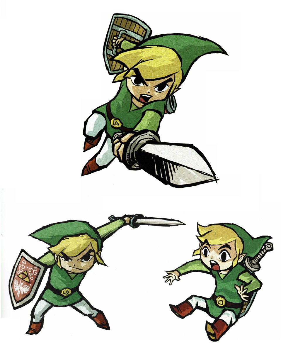 The Legend of Zelda: The Wind Waker - Link artwork. 