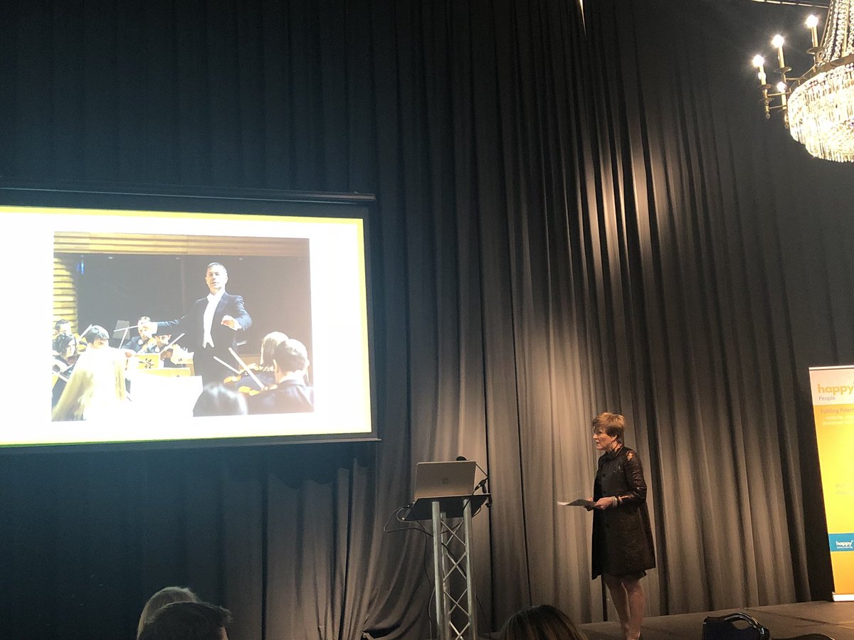 NikkiGatenby's tweet photo. The only member of the orchestra without an instrument is the conductor, their role is to bring out the best in others #betheconductor #leadership #inspiration @donnalr44 #HW18 https://t.co/rn81HwMCtV
