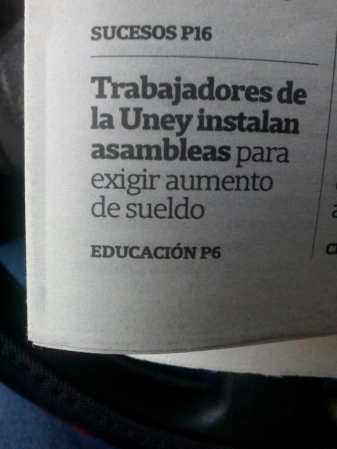 Trabajadores  UNEY tweet media