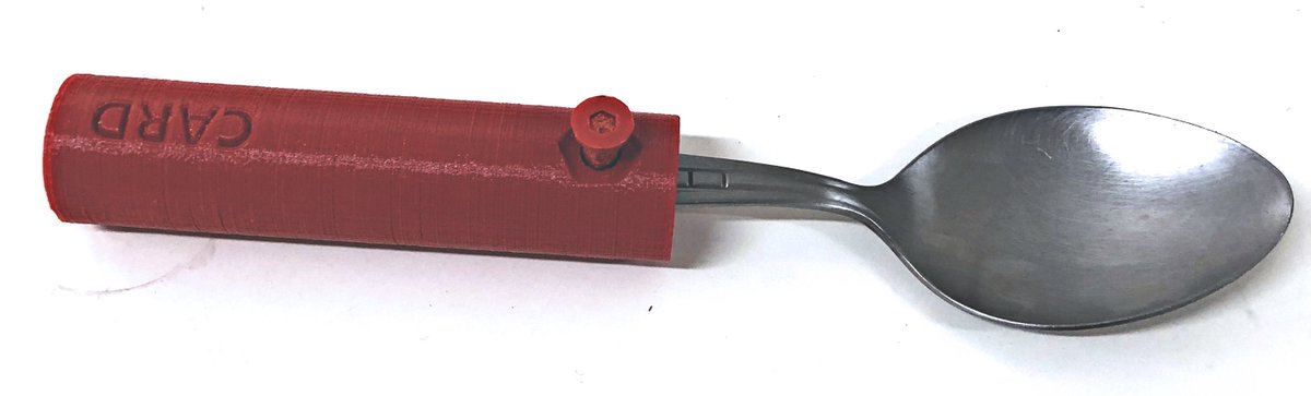 MakingTresD's tweet photo. ¿Conoces nuestro nuevo engrosador de cubiertos? Lo puedes conseguir por 9€. #GrupoAMAS #Impresion #3D #Diseños #Making3D https://t.co/mXLDTgw9tn