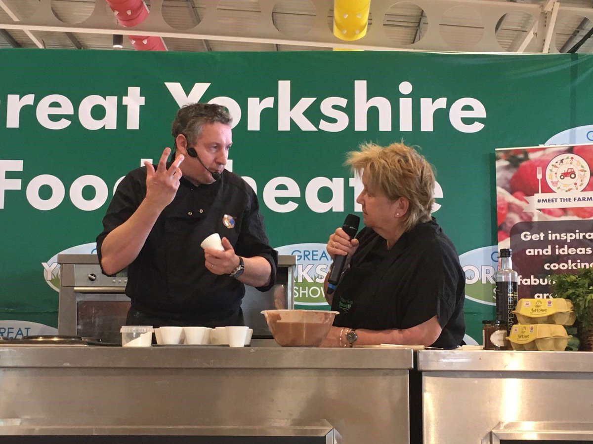 Going to the <a href="/greatyorkshow/">Great Yorkshire Show</a>? Come and join me in the demo kitchen with <a href="/YorksFoodFinder/">Yorkshire FoodFinder</a> where I’ll be making mixed mushrooms and pan-fried quail breast ‘tarte fine’ with a poached egg.