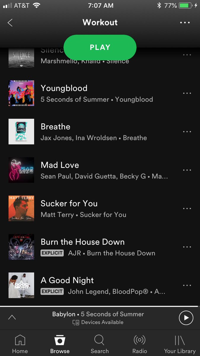 Youngblood is featured on the Workout playlist on Spotify! 

#YOUNGBLOODStreamingParty