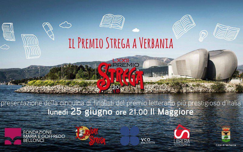 Lunedì alle 21 al #TeatroMaggiore di #Verbania la presentazione della cinquina di finalisti del @PremioStrega ! #PremioStrega #concorsoletterario #letteratura #romanzo #libri #lettura #bookblogger #book #lovebooks #LagoMaggiore #LakeMaggiore #cultura #Reading #read #concorso