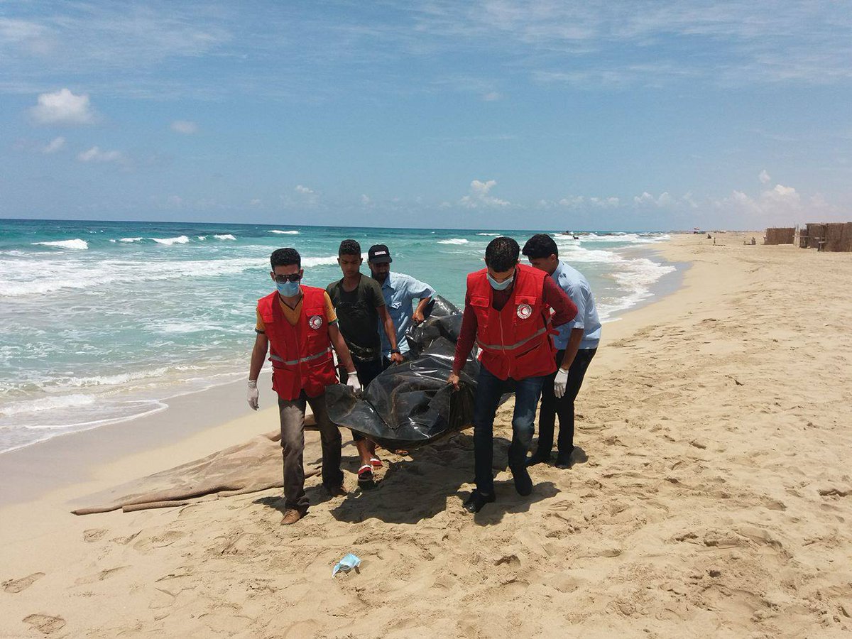 SARwatchMED's tweet photo. In the last 48h #LibyanRedCrescent (@LibyaRC) teams have recovered at least 10 bodies that washed ashore near #Janzur (5) and #Zawiya (4), east of the capital Tripoli, and near #Tocra (1) in eastern #Libya: 
https://t.co/glBek88rTg
https://t.co/AxPQzknl5H
https://t.co/qRhQWfOlxx https://t.co/2Lx1OQdrLF