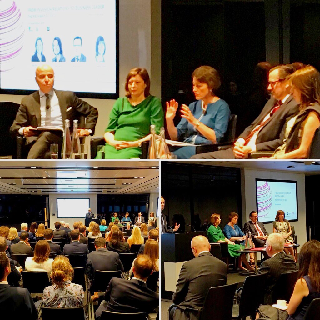 Full house at our event @ubs for a brilliant morning session on IR as the career pathway to business leadership. lnkd.in/dgFywtT Thanks to our great panel and to @ubs, <a href="/IRSocietyUK/">IR Society</a>, @irmagazine <a href="/brr_mediauk/">BRR Media UK</a> for supporting #broomeyasar #ir  #leadership