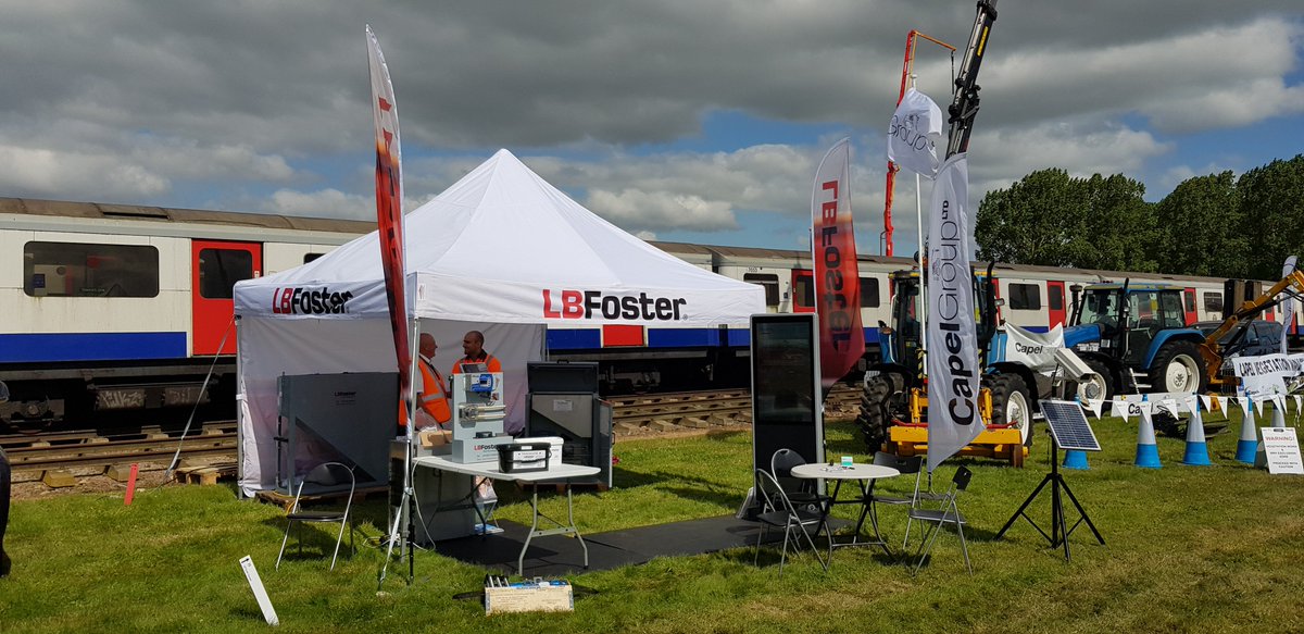 LBFosterEU's tweet photo. Visiting @raillive18 today? Be sure to pop along to @LBFosterEU Stand I9 to see our latest #frictionmanagement solutions. We've got free bottle of cold water to tempt you! #RailLive18 https://t.co/WcI6bpLio3