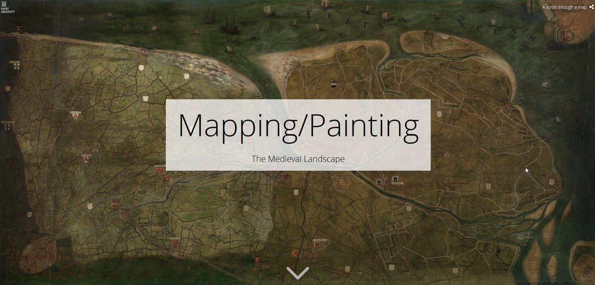 You can now scroll trough my new project website on #Pourbus #painting/#map of the #medieval #landscape around #Bruges
mappingpourbus.ugent.be
#historical #cartography #archaeology #mapmaking #scicomm #StoryMaps