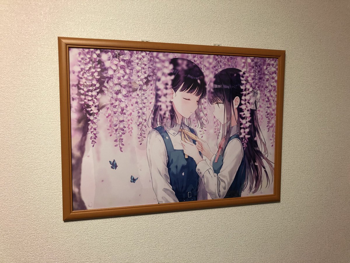 今日、絵師100人展の複製原画が届いた！色合いが凄い綺麗で最高