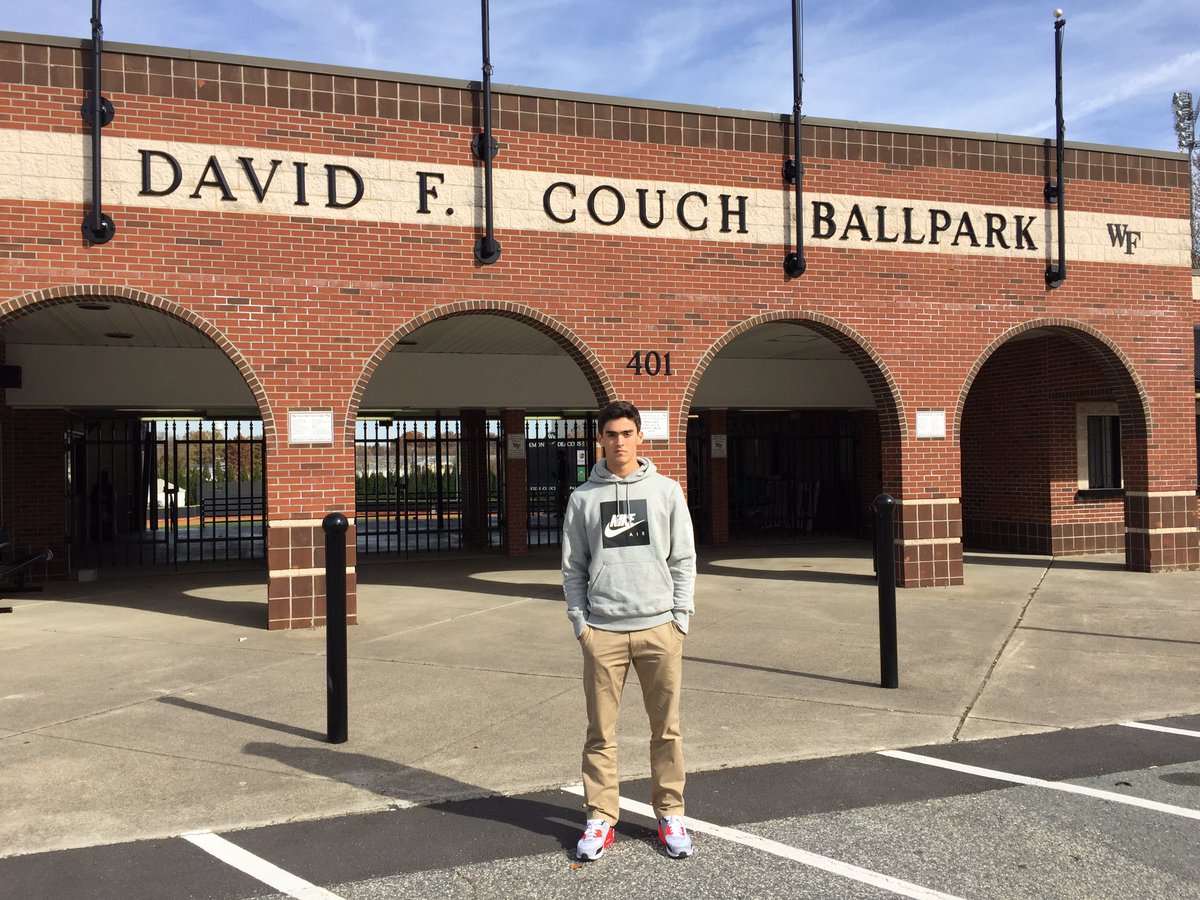 LCostello6's tweet photo. Proud to say I have committed to play baseball at Wake Forest University. I want to thank my family, friends and coaches that have helped me get here today. Go Deacs! #ACC https://t.co/T534jTOLRc
