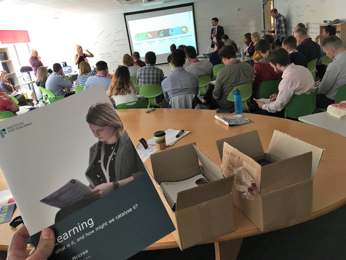 If you're at #Educationfest today keep an eye out for <a href="/pepsmccrea/">Peps</a> and the IfT team. They've got some freshly printed copies of our new paper (limited edition)! #IfTLearningPaper If you don't manage to get one, it's available for free online here: ift.education/learning-paper/